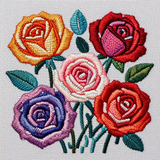 ABSTRACT MIX - Embroidery