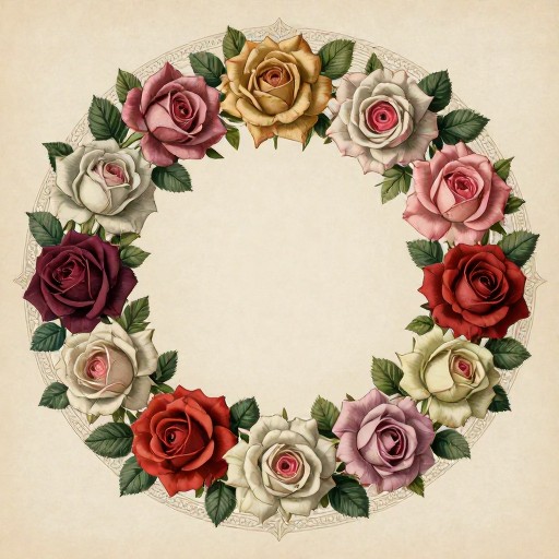 ROSE WREATH - Vintage Botanical