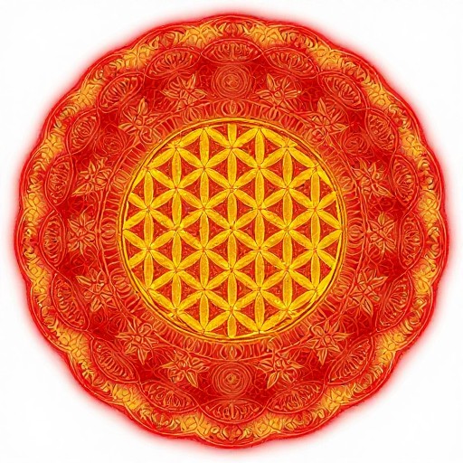 RED CIRCLES - Sacred Geometry