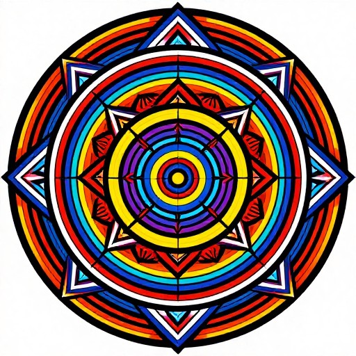 SACRED MANDALA - Tribal Vector