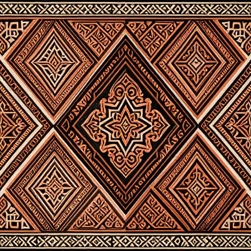 TRIBAL DIAMONDS - Islamic Tilework