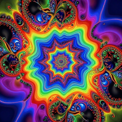 RAINBOW PSYCHEDELIC - Fractal Depth