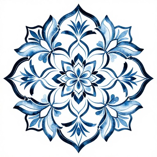 ABSTRACT BLUE - Floral