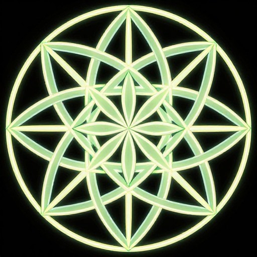 NEON GEOMETRIC - Sacred Geometry