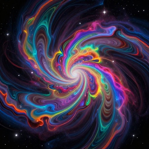 COSMIC SWIRLS - Liquid Flow