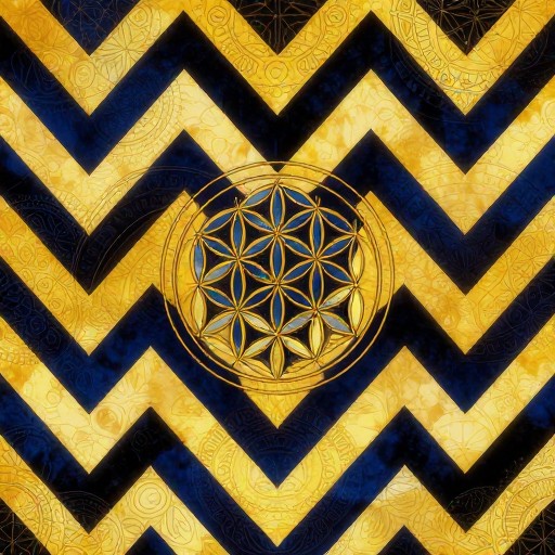 CHEVRON STRIPES - Sacred Geometry