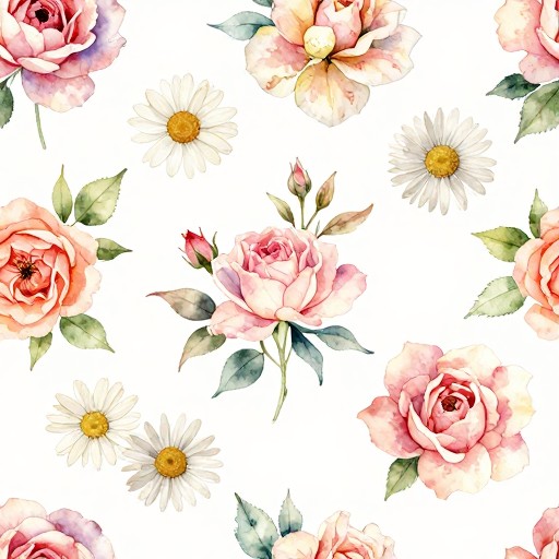 FLORAL GARDEN - Watercolor