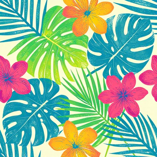 TROPICAL VIBES - Screen Print
