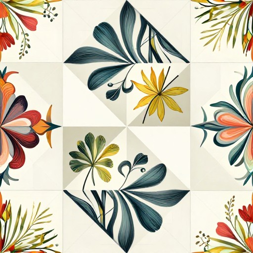 MULTICOLOR FLORAL - Geometric