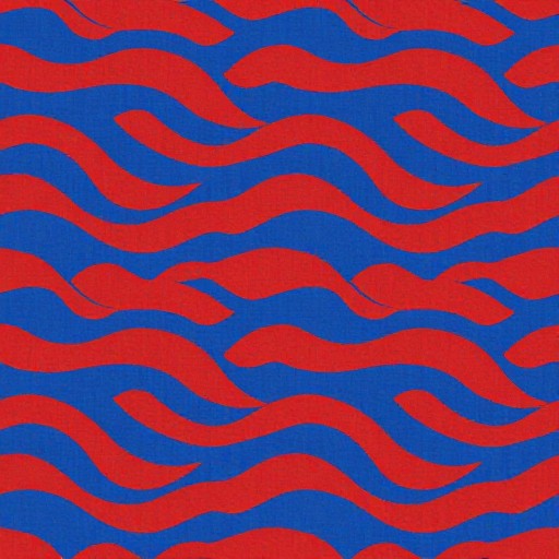 ABSTRACT WAVES - Textile Print