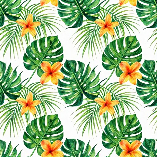 TROPICAL PARADISE - Seamless Tile