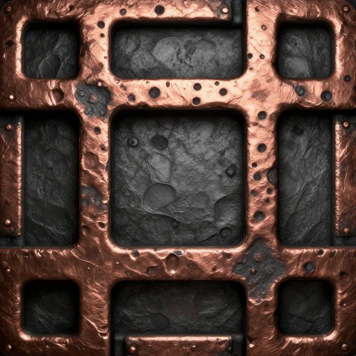 INDUSTRIAL PACKAGING - Hammered Copper