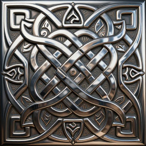 CELTIC KNOTS - Polished Chrome