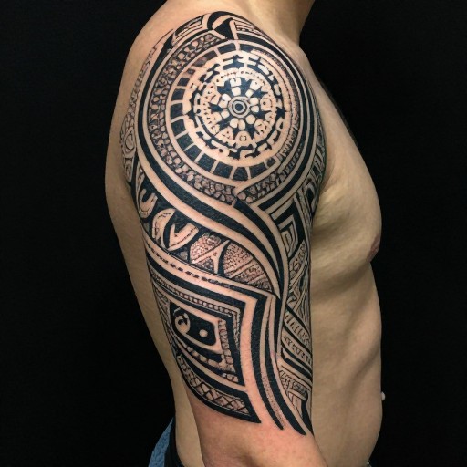 SHOULDER PIECE - Dotwork