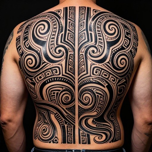 BACK CENTERPIECE - Polynesian