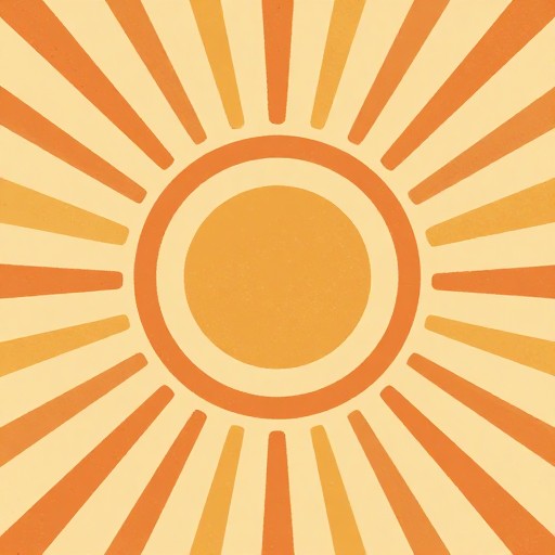 CIRCLE BURST - Scandi Retro