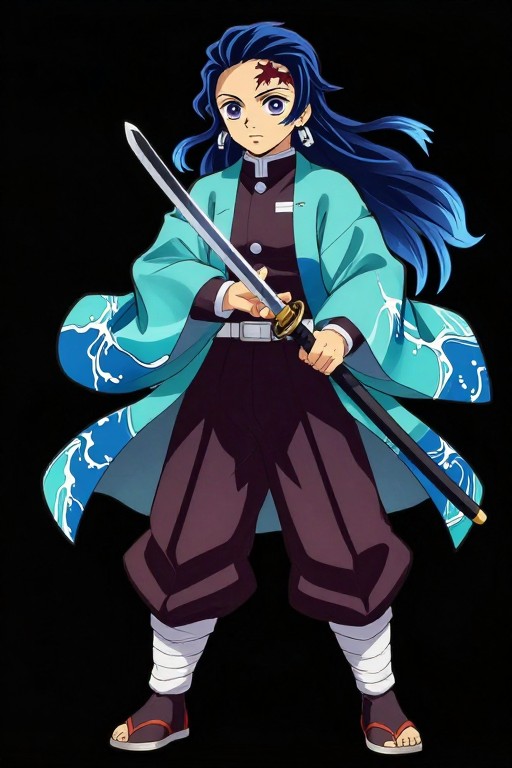 WATER SWORDSMAN - Anime Style