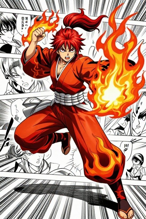 FLAME ASPIRANT - Manga Panel