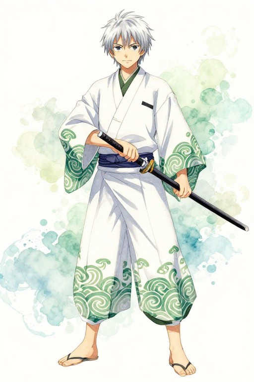 WIND HASHIRA - Watercolor