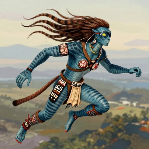 SKY RIDER - Tribal Art