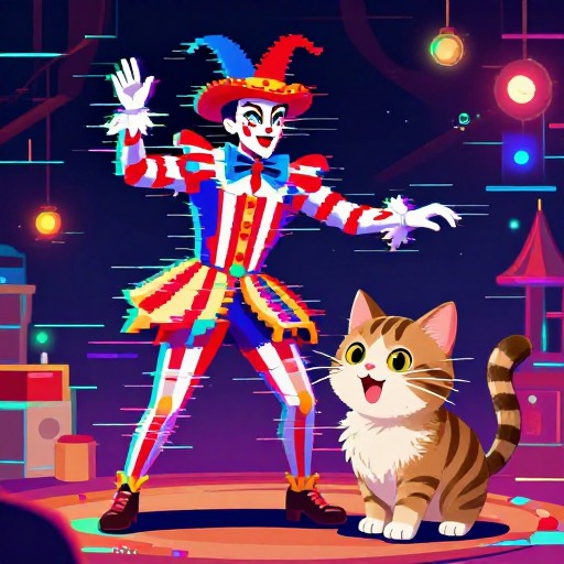 WHISKERS CAT - Glitch Circus