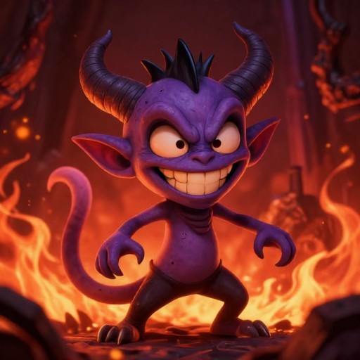 MISCHIEVOUS IMP - Hellish Portrait