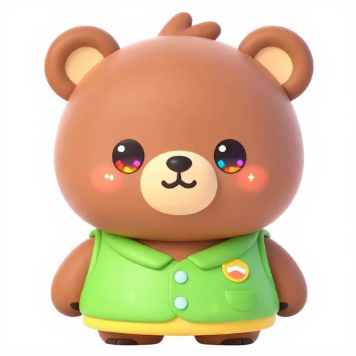 GRIZZLY BEAR - Chibi Cute