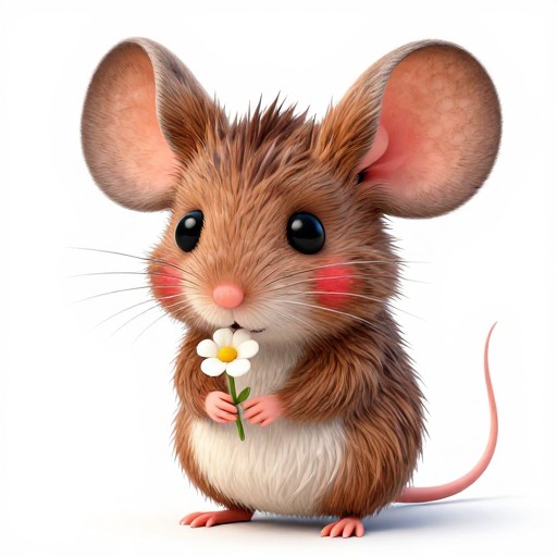 SHY MOUSE - Detailed