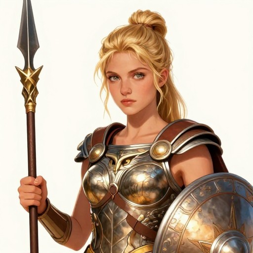 ATHENA WARRIOR - Fan Art Style