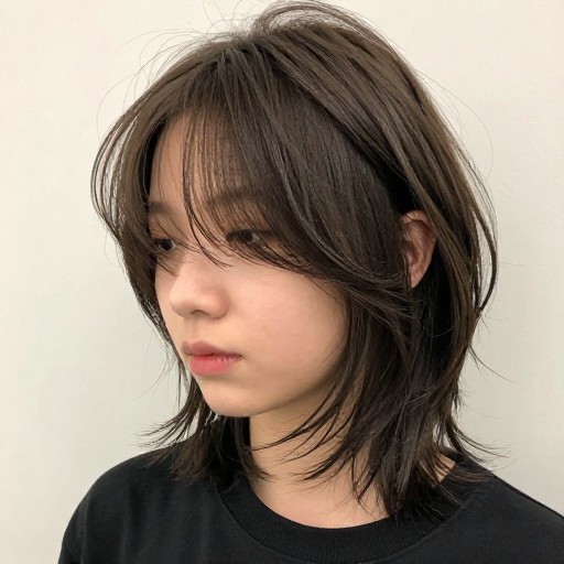 CHOPPY TEXTURED - Curtain Bangs