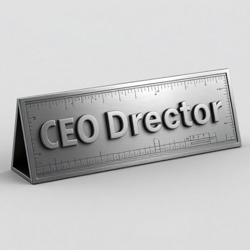 DESK PLAQUE - Mechanical