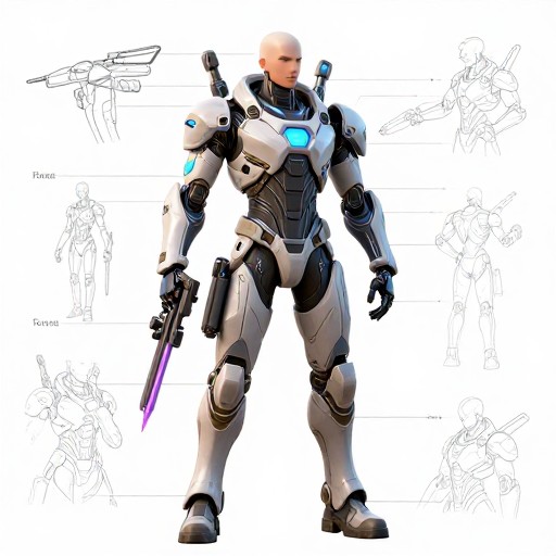 SCI-FI WARRIOR - Concept Art