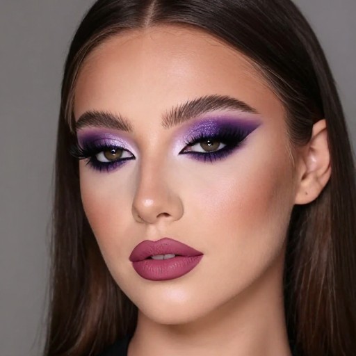 PURPLE SMOKE - Evening Chic