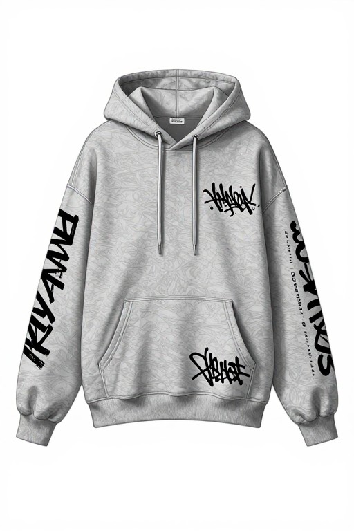 STREETWEAR HOODIE - Fashion Sketch
