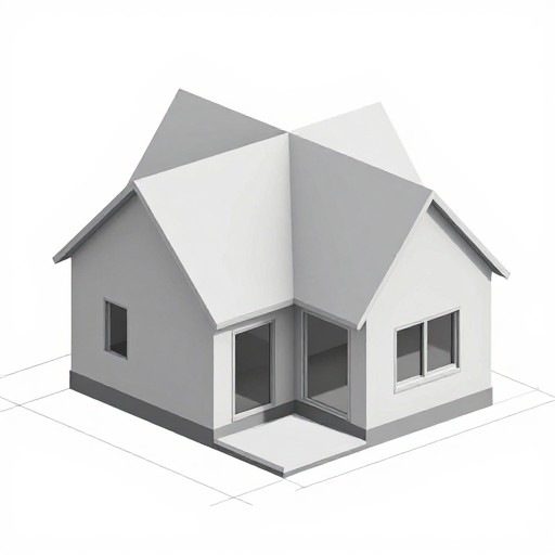 HOUSE BLUEPRINT - Low Poly