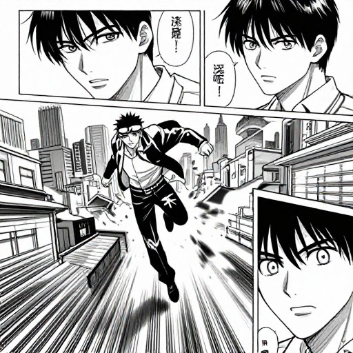 CHASE SCENE - Manga