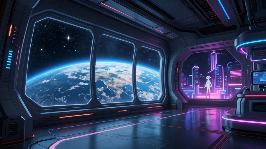 SPACE STATION - Cyberpunk