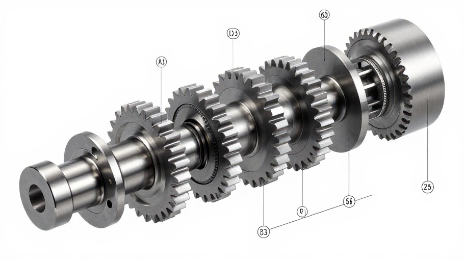 GEAR MECHANISM - Exploded Assembly