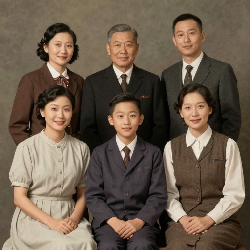 FAMILY PORTRAIT - Vintage Photo