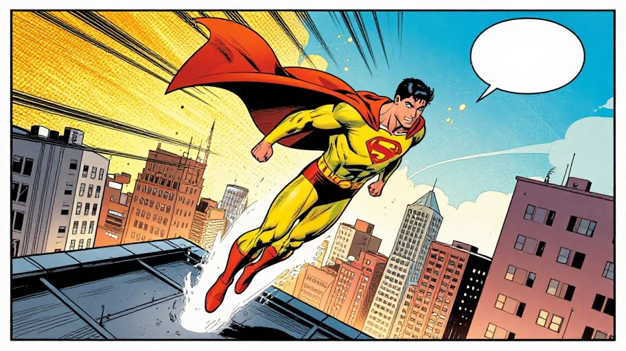 HERO TAKEOFF - Classic Comic