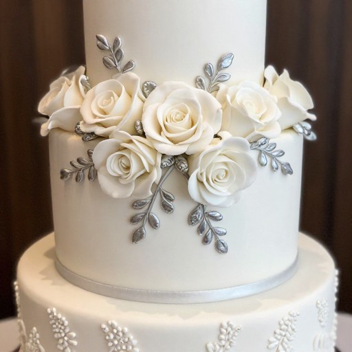 FLORAL WEDDING - Fondant Sculpted