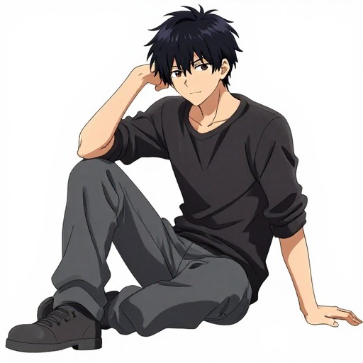 RELAXED SITTING - Anime Style