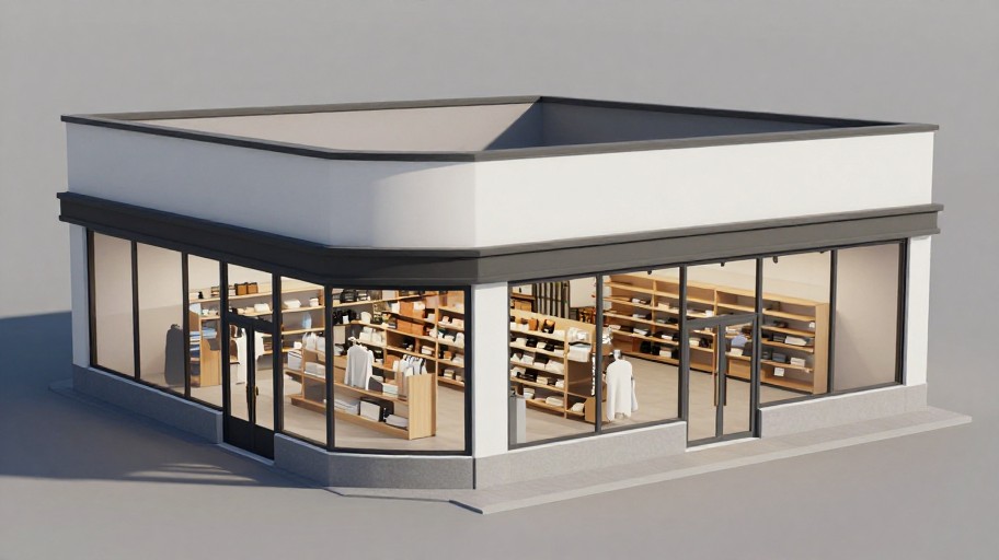 RETAIL STORE - 3D Perspective