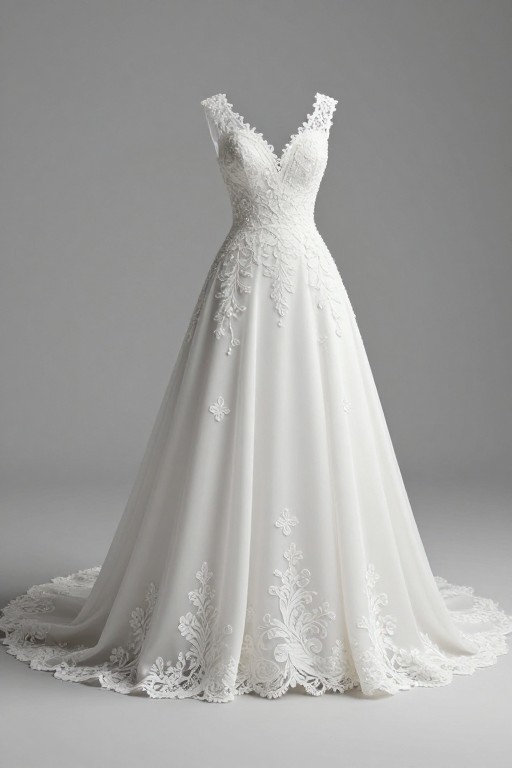 WEDDING DRESS - 3D Render