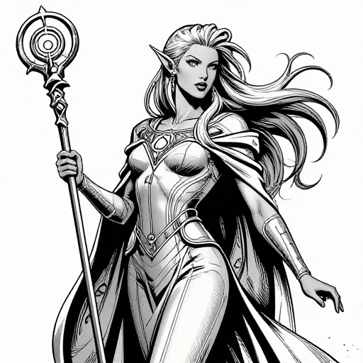 ELVEN MAGE - Comic Book