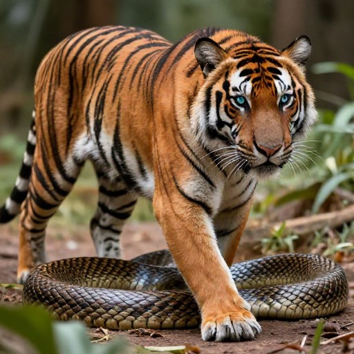 TIGER SNAKE - Photorealistic
