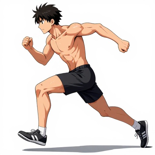 RUNNING MOTION - Anime Style
