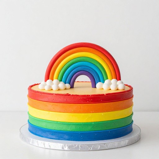 RAINBOW CELEBRATION - Fondant Sculpted