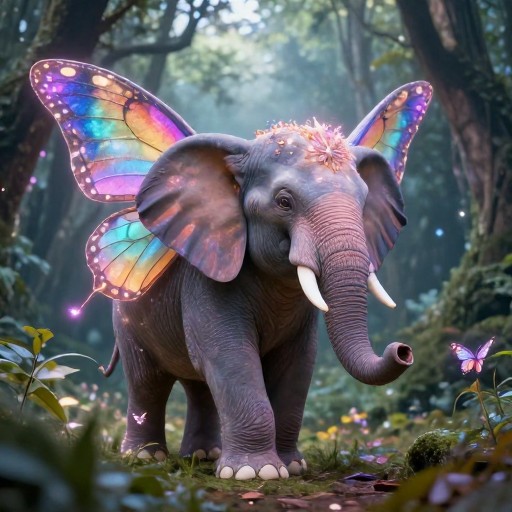 ELEPHANT BUTTERFLY - Mythical Fantasy