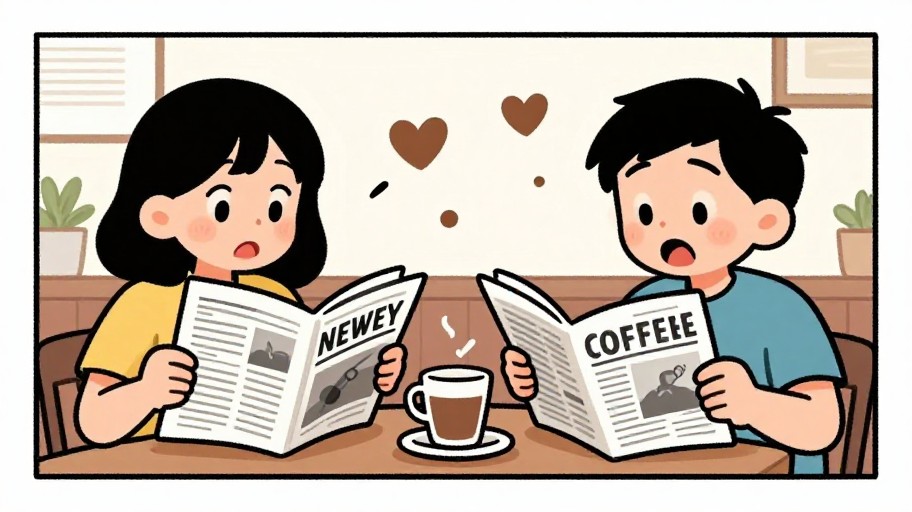 COFFEE MEET - Cartoon Strip